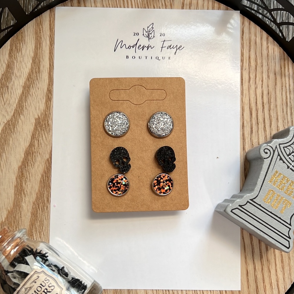 Dark Soul Earring Trio